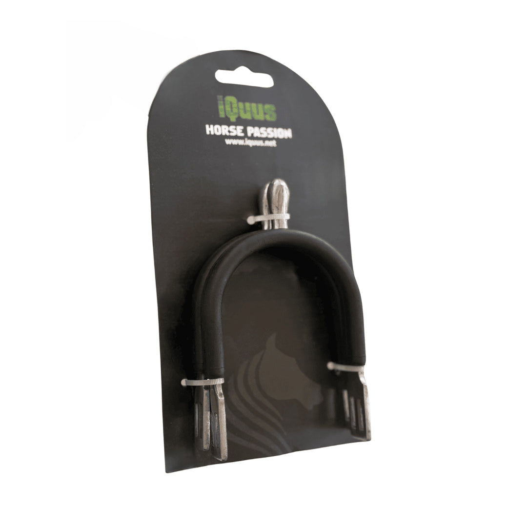 Espuelas inglesas contacto redondo iQuus, SandovalEquestrian
Espuelas de acero inoxidable
Contacto suave y preciso
Espuelas para jinetes sensibles
Accesorios ecuestres de calidad
Espuelas inoxidables para doma
Comunicación delicada jinete-caballo
Espuelas redondas para precisión
Equipamiento ecuestre elegante
Accesorios para equitación profesional
Espuelas suaves para entrenamiento
Durabilidad y diseño en espuelas