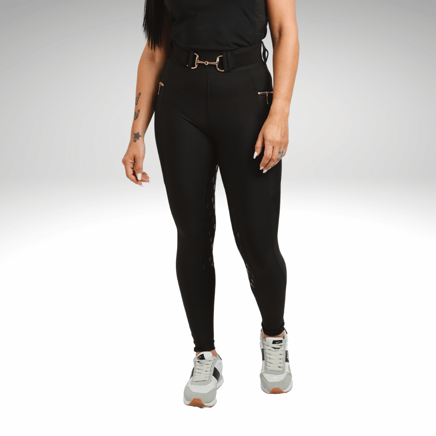 Leggings Black Gold