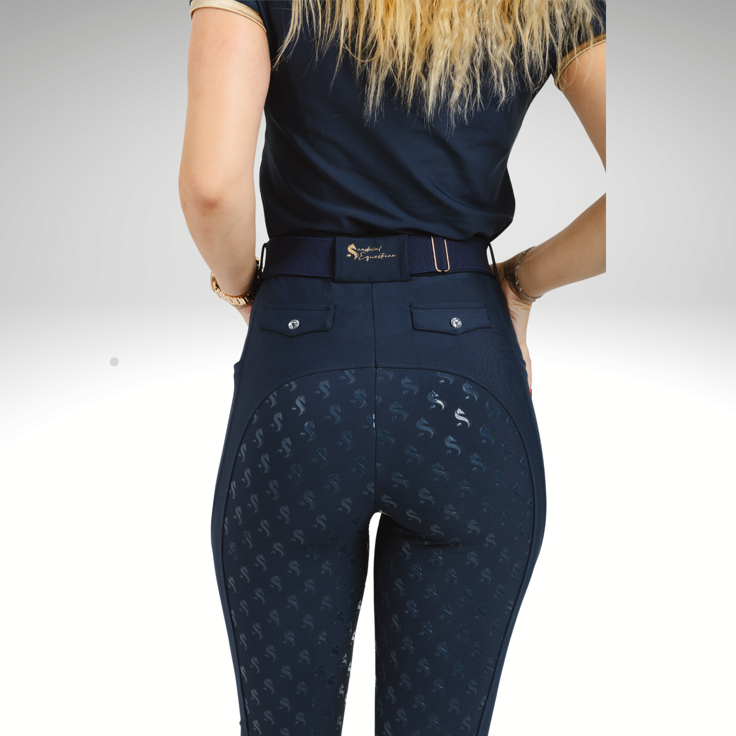 SandovalEquestrian,Breeches Azul Marino, Pantalon de montar,equitación,riding horse, Reithose, Riderpants, Horsegirl,jinete,Caballo,Navy,Blue,kids,adult,navygold,navy,adulto