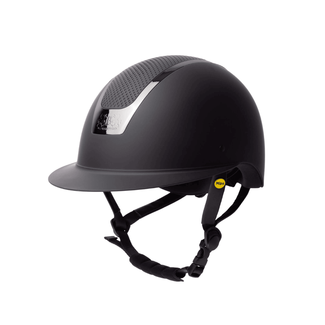 Casco de Equitación Majoris black/silver, B vertigo black silver, Sandoval Equestrian, negro, casco, helmet, riding, riding a horse, security