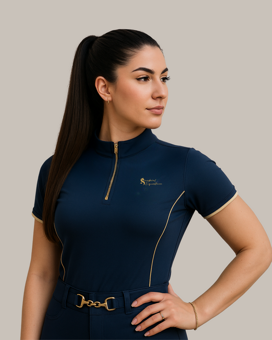 Camiseta Navy Gold