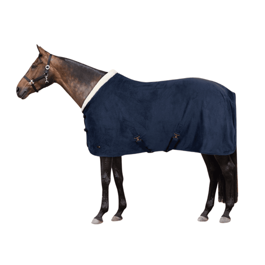 Manta Polar con Cuello de Piel Lincoln,SandovalEquestrian-2