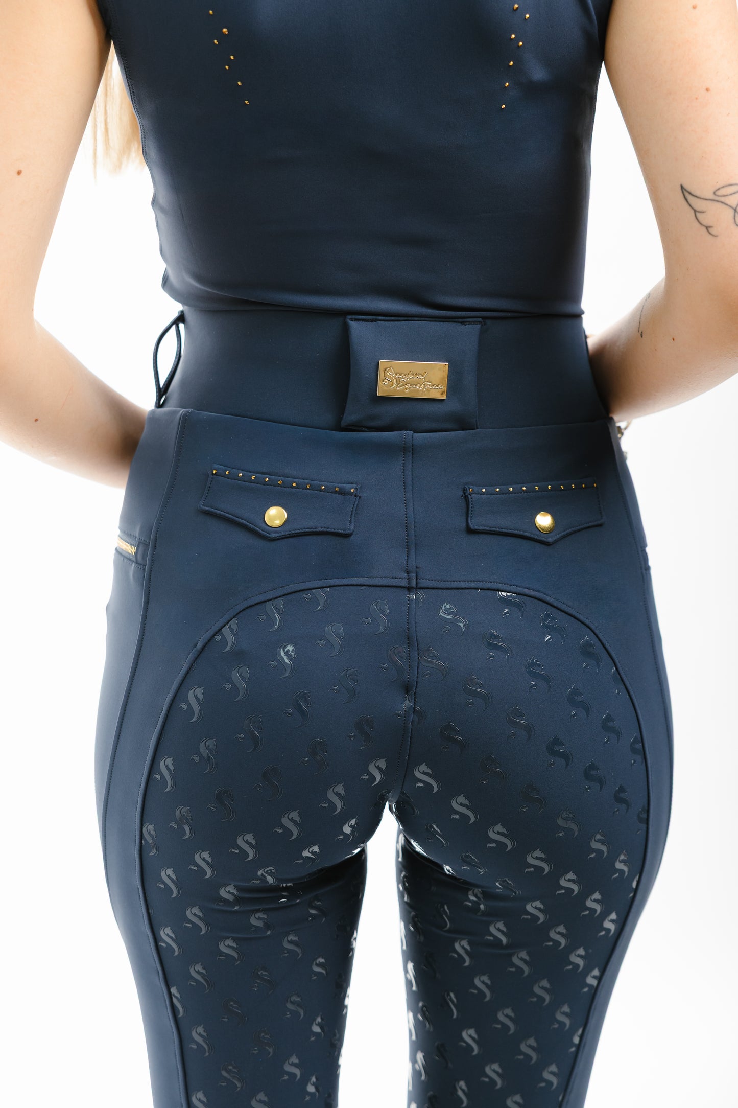 Leggings Navy Crystal